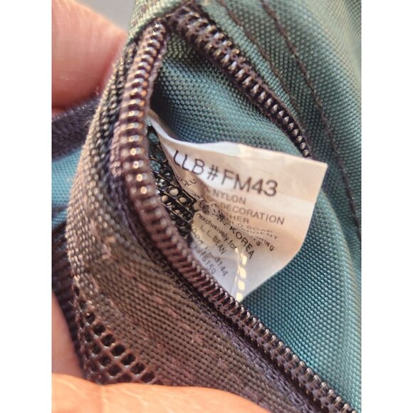 L.L. Bean The Traveler Green Hanging Toiletry Bag Nylon LL Bean Dopp Kit - Picture 13 of 13